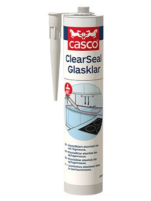 Casco ClearSeal Glasklar Lim-, Fog-, & Tätmassa - Sanojtape SE