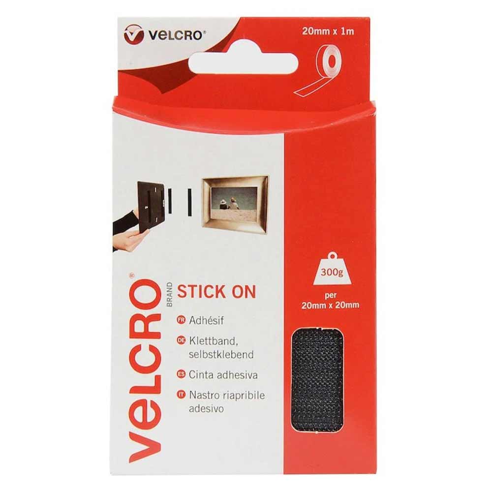 Kardborreband Självhäftande Stick-On® Velcro® 20mm x 1m - Sanojtape SE
