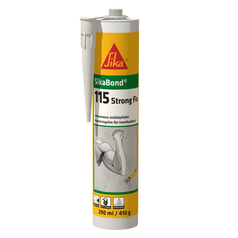 SikaBond-115 StrongFix 290ml Vattenburet Montagelim - Sanojtape SE