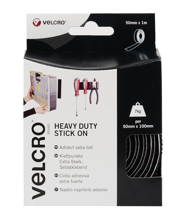 Stærkt Velcrobånd Heavy-Duty Velcro® 50mm x 1m